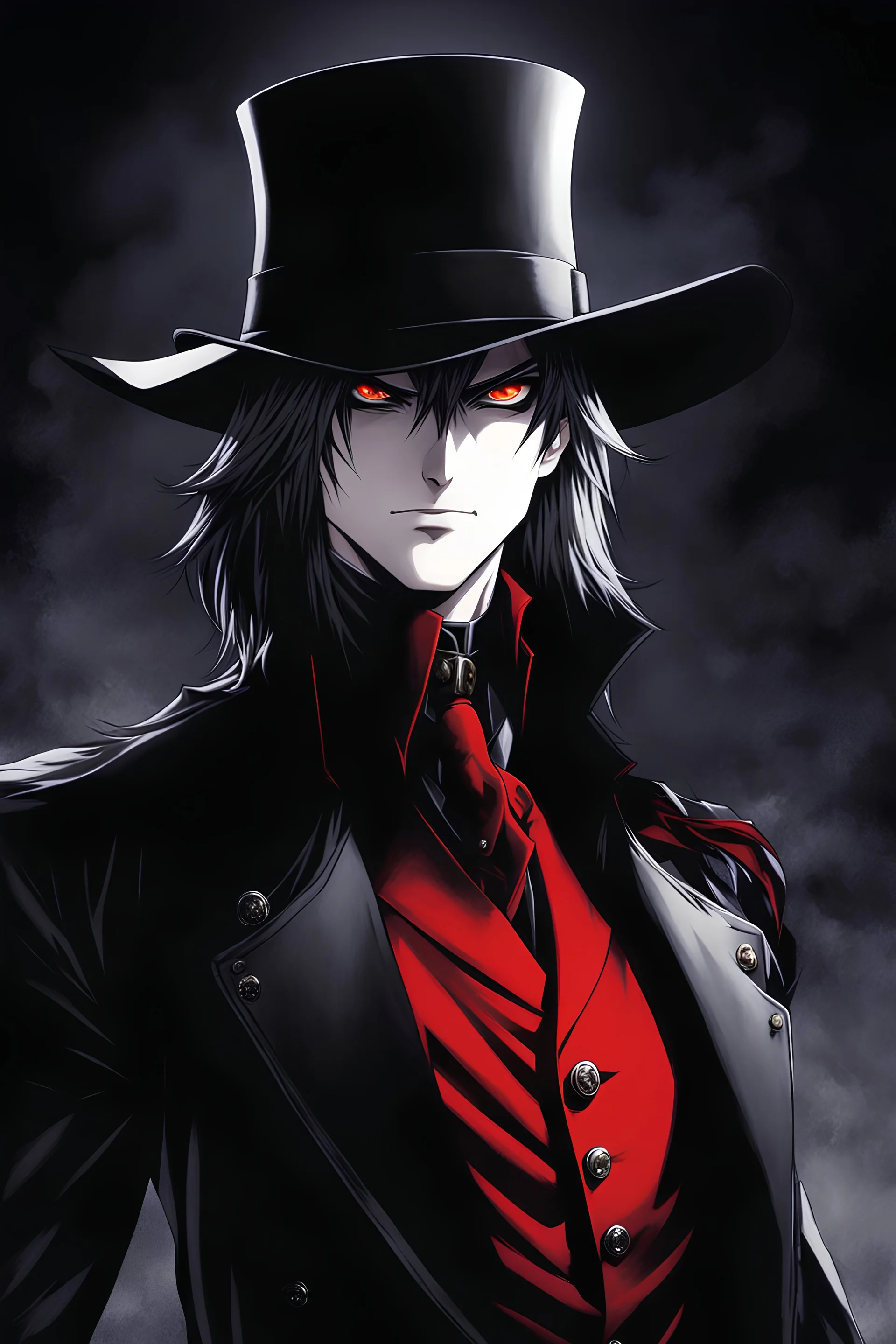 Alucard from Hellsing illustrated by THORES Shibamoto