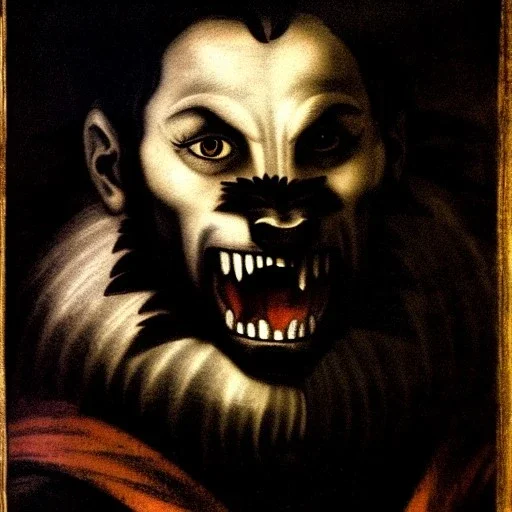 portrait of a werewolf José de Ribera Style