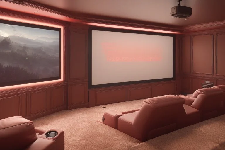 a dedicated home cinema room