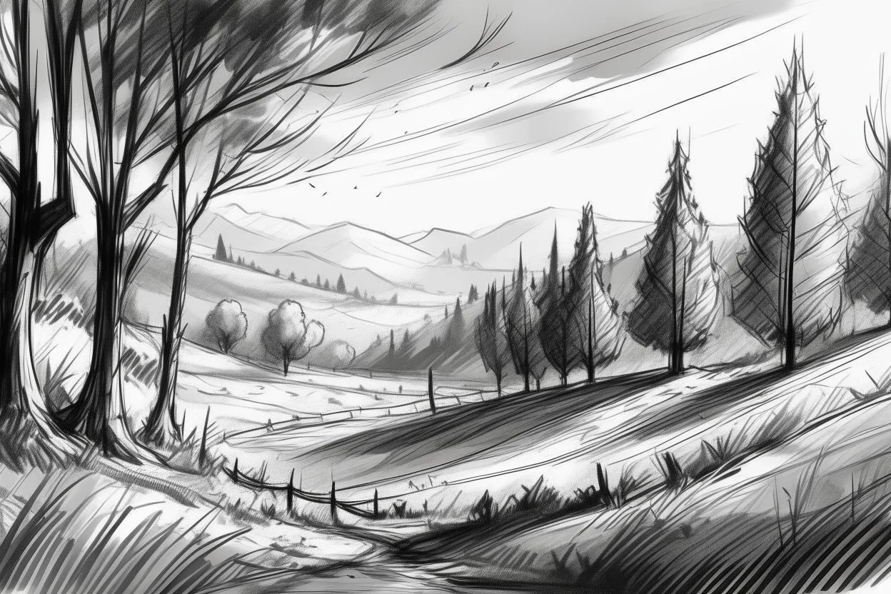 Landscape sketch