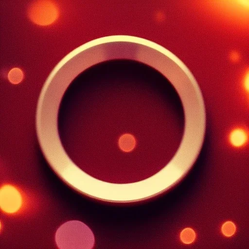 a red stone ring, Bokeh, shallow depth of field, blur, out-of-focus background, Macro lens, highly detailed