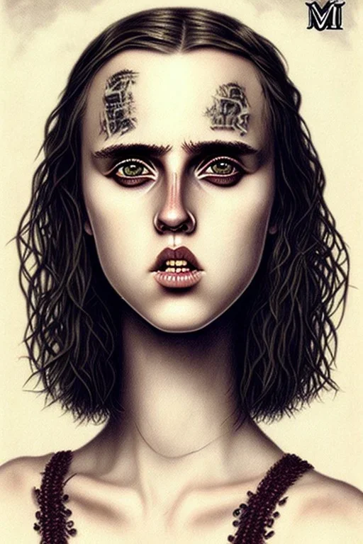 Danish Singer MØ face, Style John Kenn Mortensen,