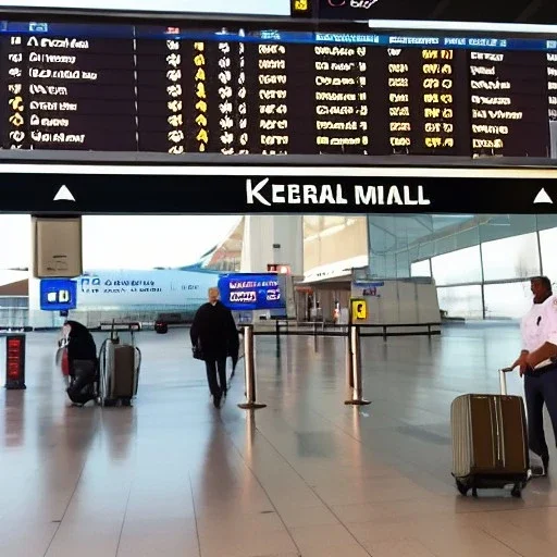 kernal sanders bombing a airport