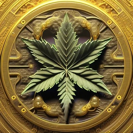 3d marijuana leaf, beautiful rich, detailed yin and yang symbol, shiny, intricate, gorgeous, ultrafine detail, hyperrealism, trending , sharp focus, intricate details, highly detailed, glowing, glitter, complementary colours