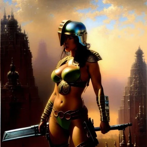 portrait ' Sexy Extra busty She-Hulk naked ',ancient metal armor and Helmet ,painting by gaston bussiere, greg rutkowski, yoji shinkawa, yoshitaka amano, tsutomu nihei, donato giancola, tim hildebrandt, oil on canvas, cinematic composition, extreme detail,fit full head inside picture,32k