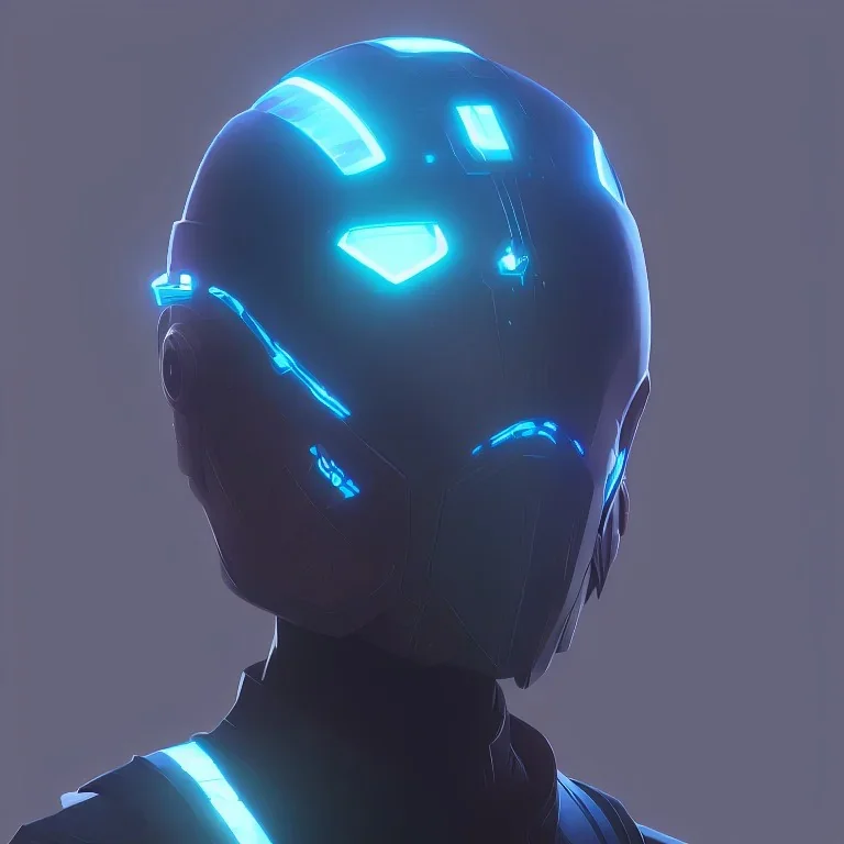 Futuristic helmet, style star killer