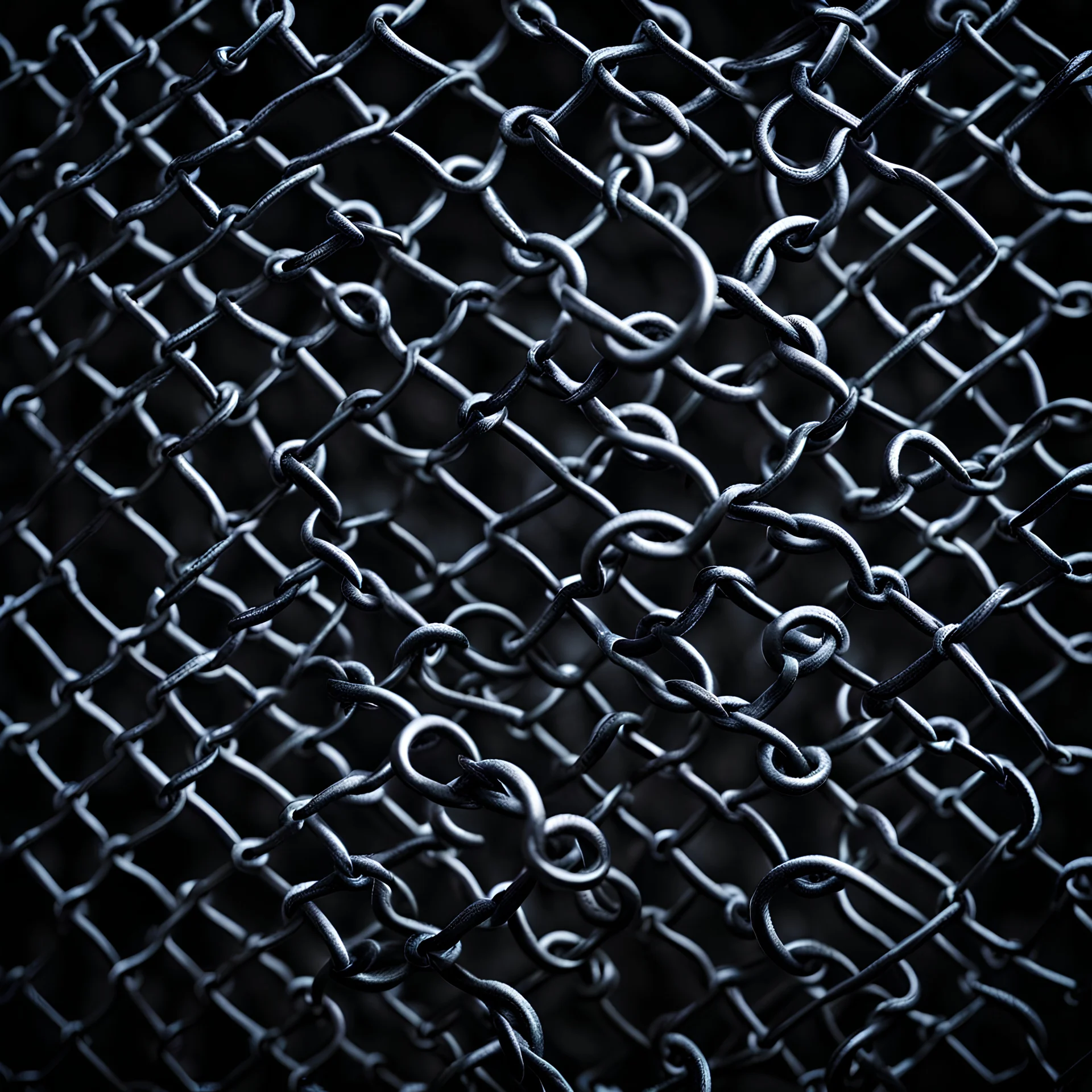 fence, chains, swirl, wind, gothic, darkness