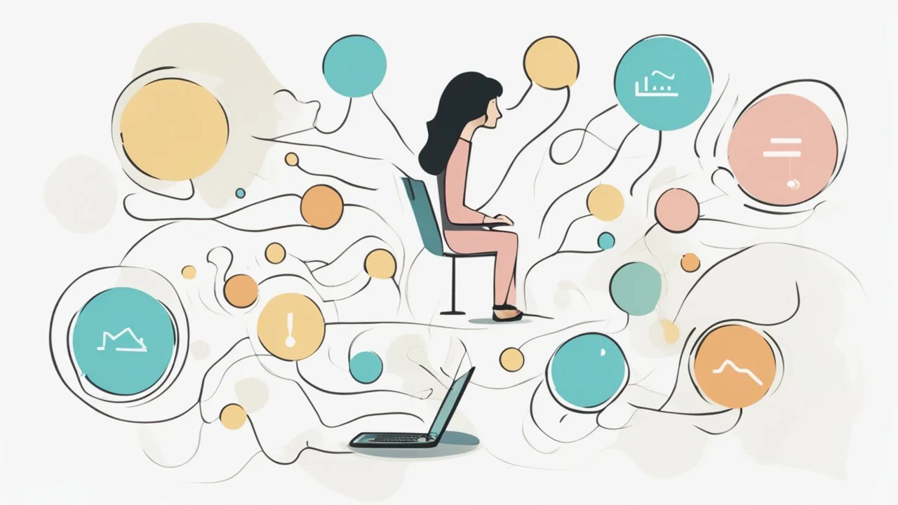 The image for the article could feature a person in a contemplative pose, with illustrative elements such as thought bubbles connected to their ideas and symbols representing multiple choices. This image embodies the process of decision-making and strategic thinking that individuals need to develop to make informed, goal-oriented decisions.