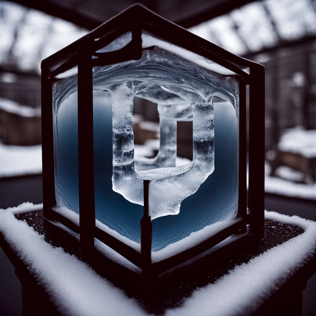 A WORLD INSIDE A CUBE OF ICE