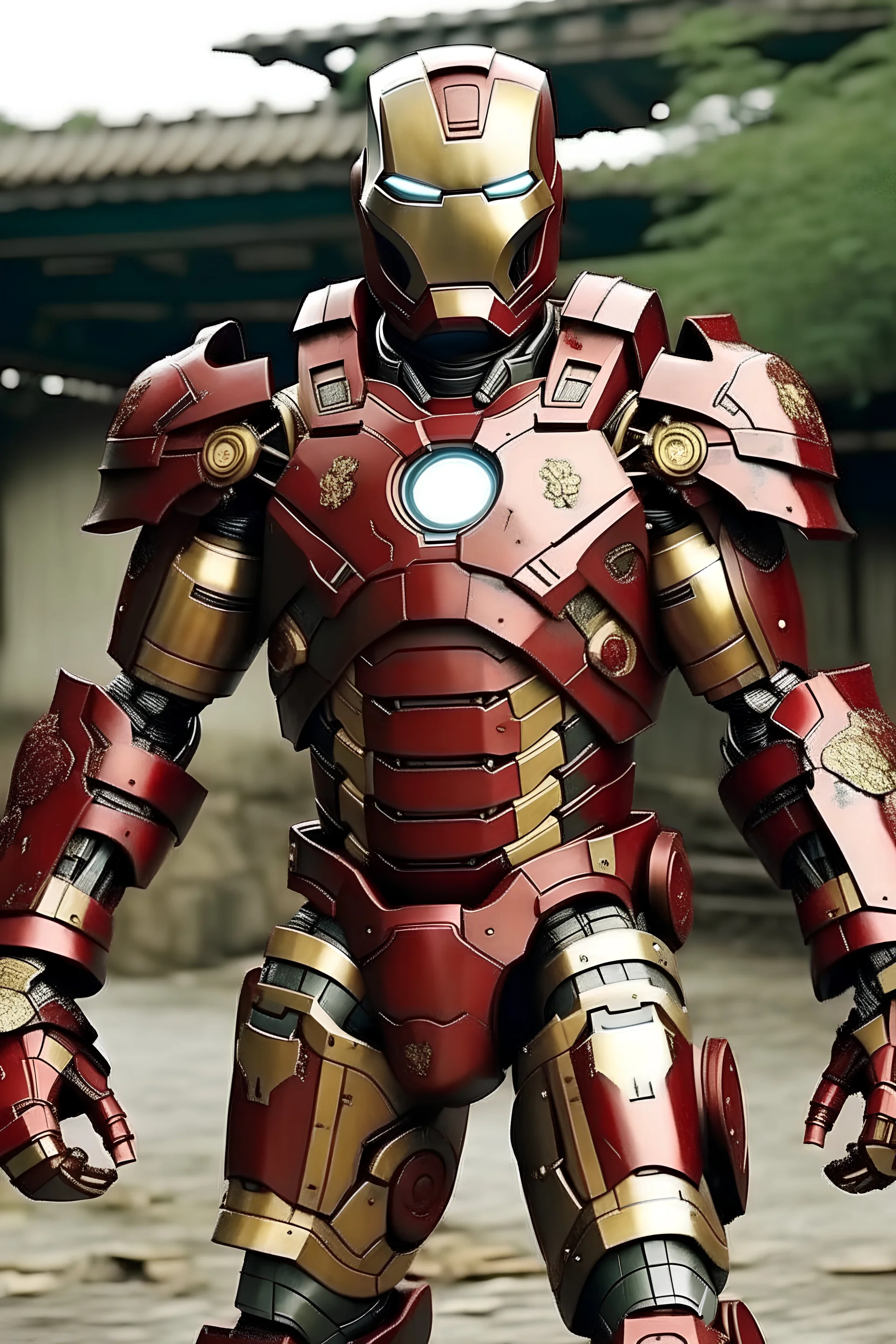 iron man suit modeled after classic samurai