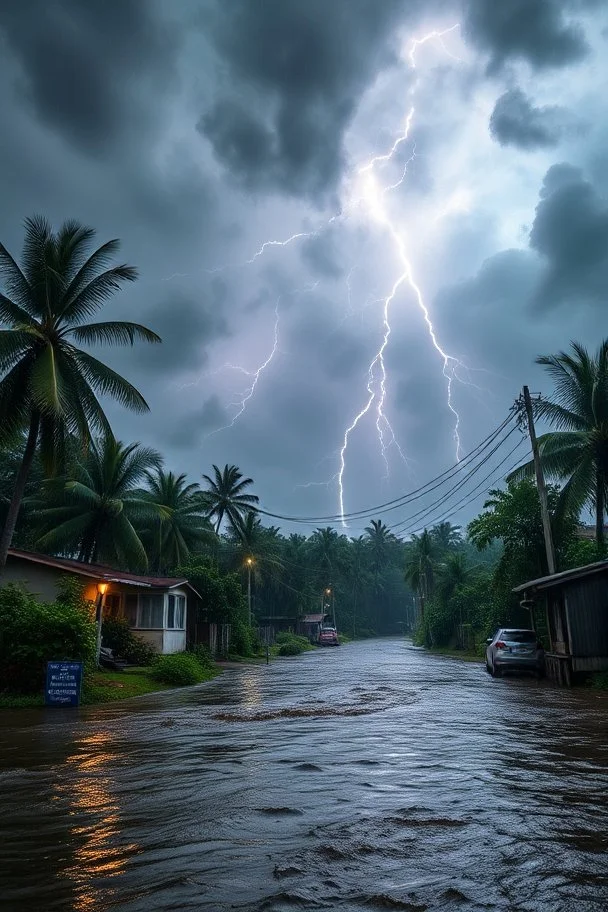 غضب السماء على جاميكا بالعواصف والفيضانات