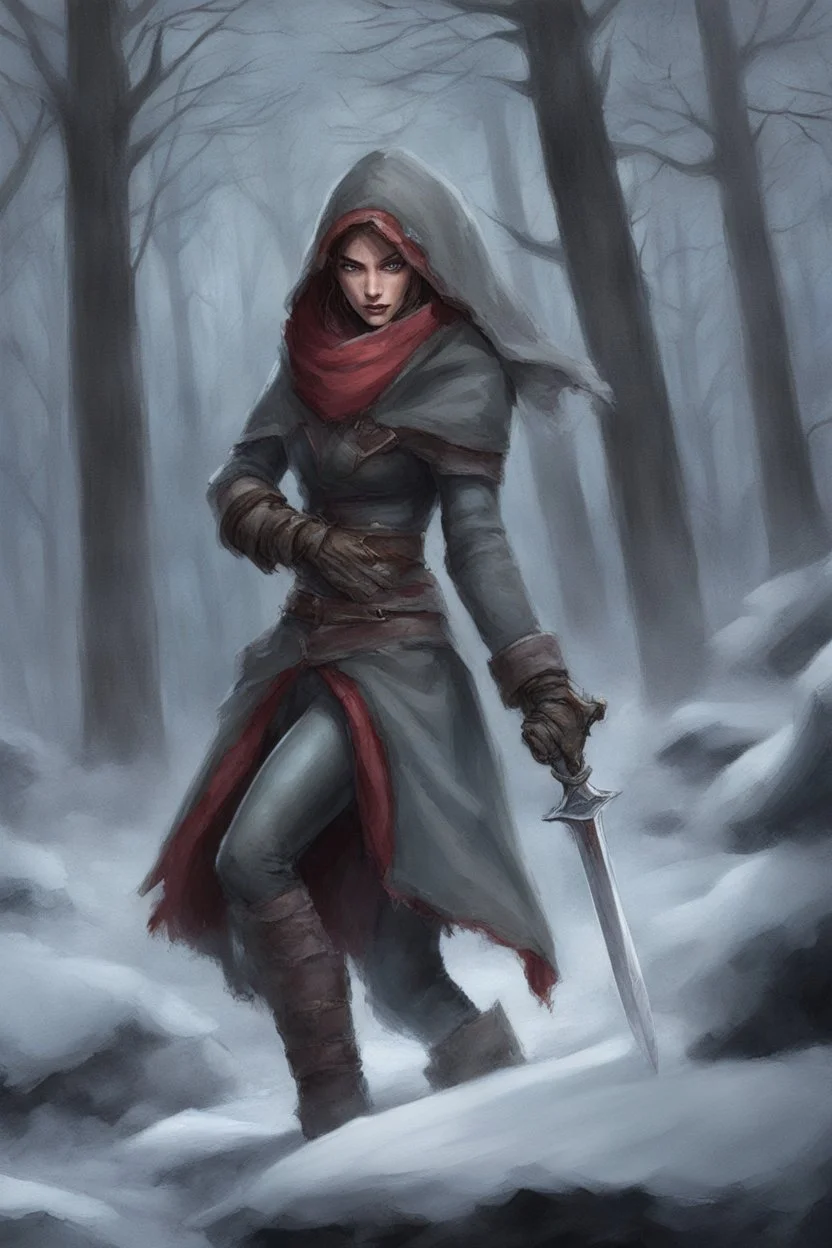fantasy winter rogue