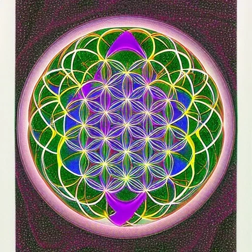 alex grey flower of life