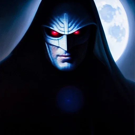 Ultra detailed fullbody Portrait in oil on canvas of Moon Knight , extremely detailed digital painting, extremely detailed face,crystal clear Big Glowing eyes, mystical colors ,perfectly centered image, perfect composition, rim light, beautiful lighting, 8k, stunning scene, raytracing, anatomically correct, in the style of robert e howard and Ken Kelley and Ohrai Noriyoshi and Simon Bisley and tomzj1