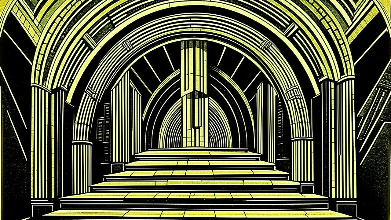 An obstacle is the terrifying thing we see when we take our eyes off the goal. art deco style