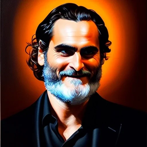 Ultra detailed fullbody Portrait in oil on canvas of Joaquin Phoenix ,extremely detailed digital painting, extremely detailed face, crystal clear eyes, mystical colors ,perfectly centered image, perfect composition, rim light, beautiful lighting,masterpiece ,16k, stunning scene, raytracing, anatomically correct, in the style of Simon Bisley and uncannyknack and caravaggio and Seung Eun Kim and Steve Jung Jeehyung Lee.