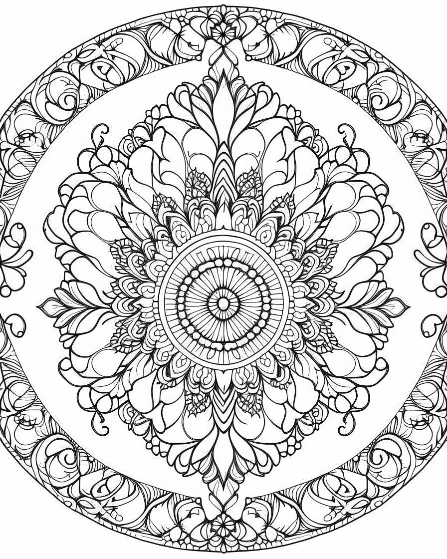 Coloring pages: Relaxation