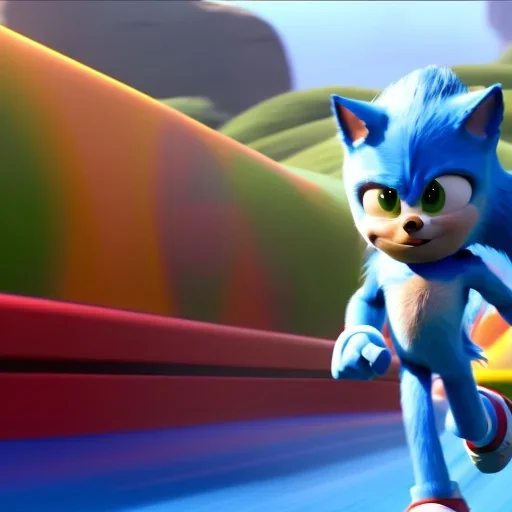 sonic races the subway