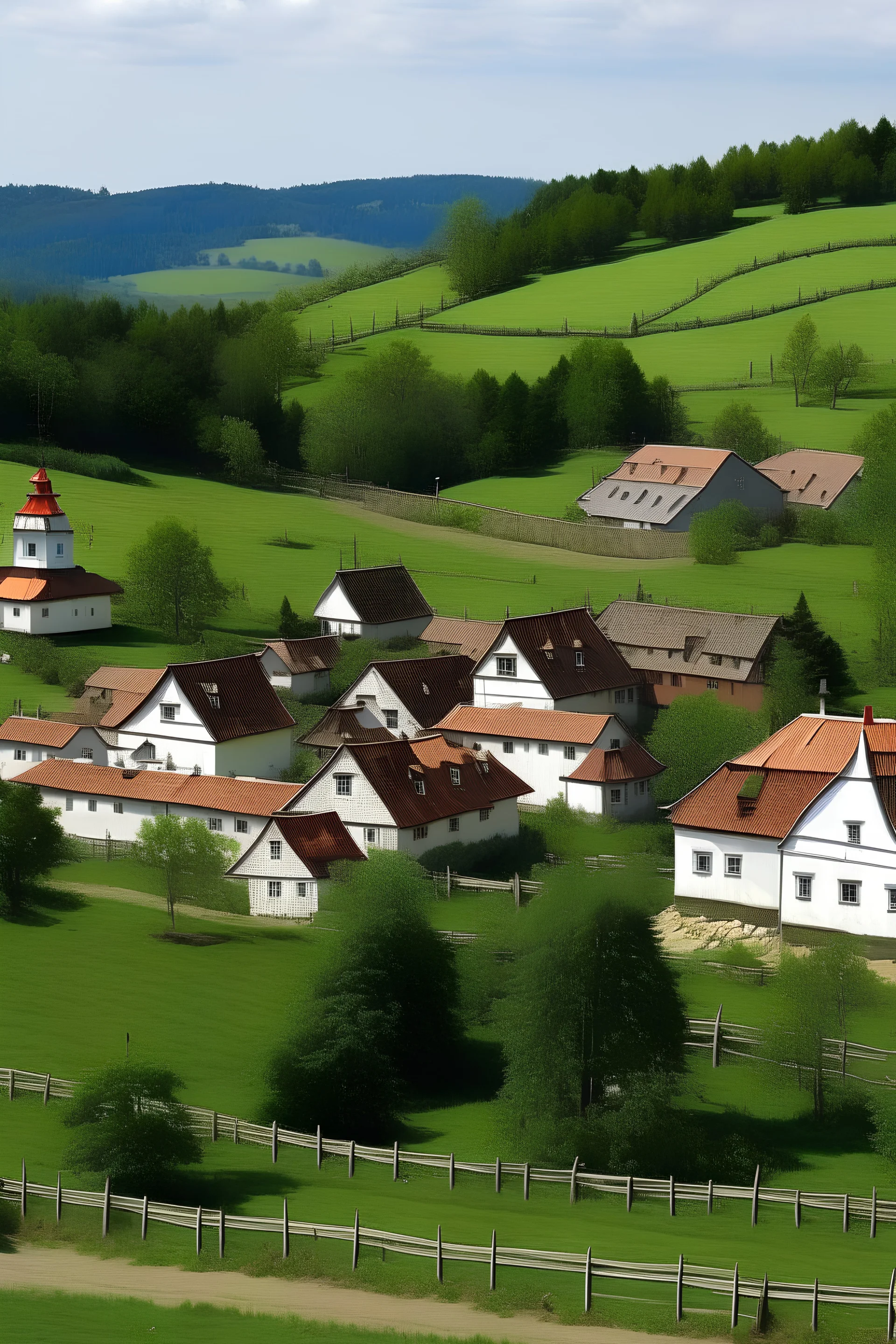Slovak village Porúbka, when Faraon's on top