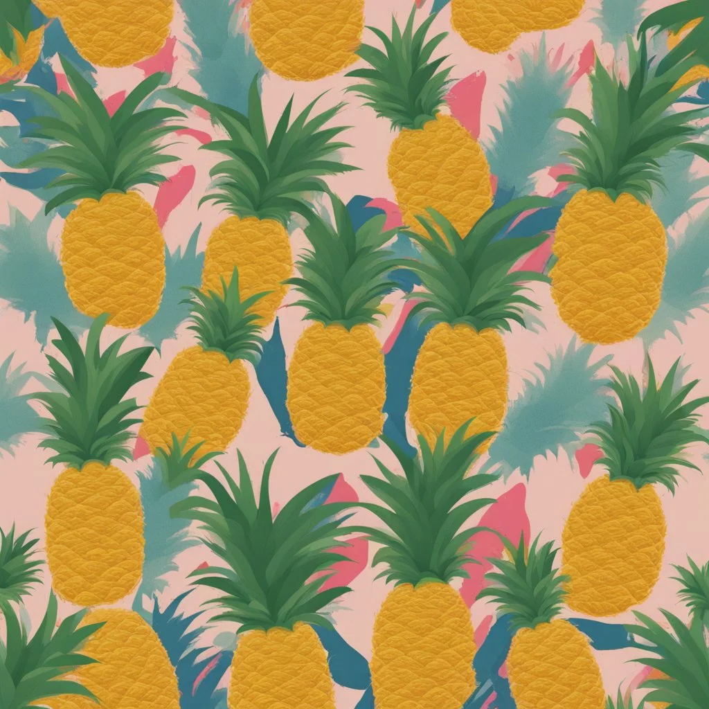 Abstract pineapple concept