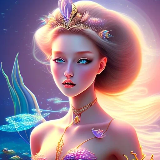 Beautiful princess mermaid