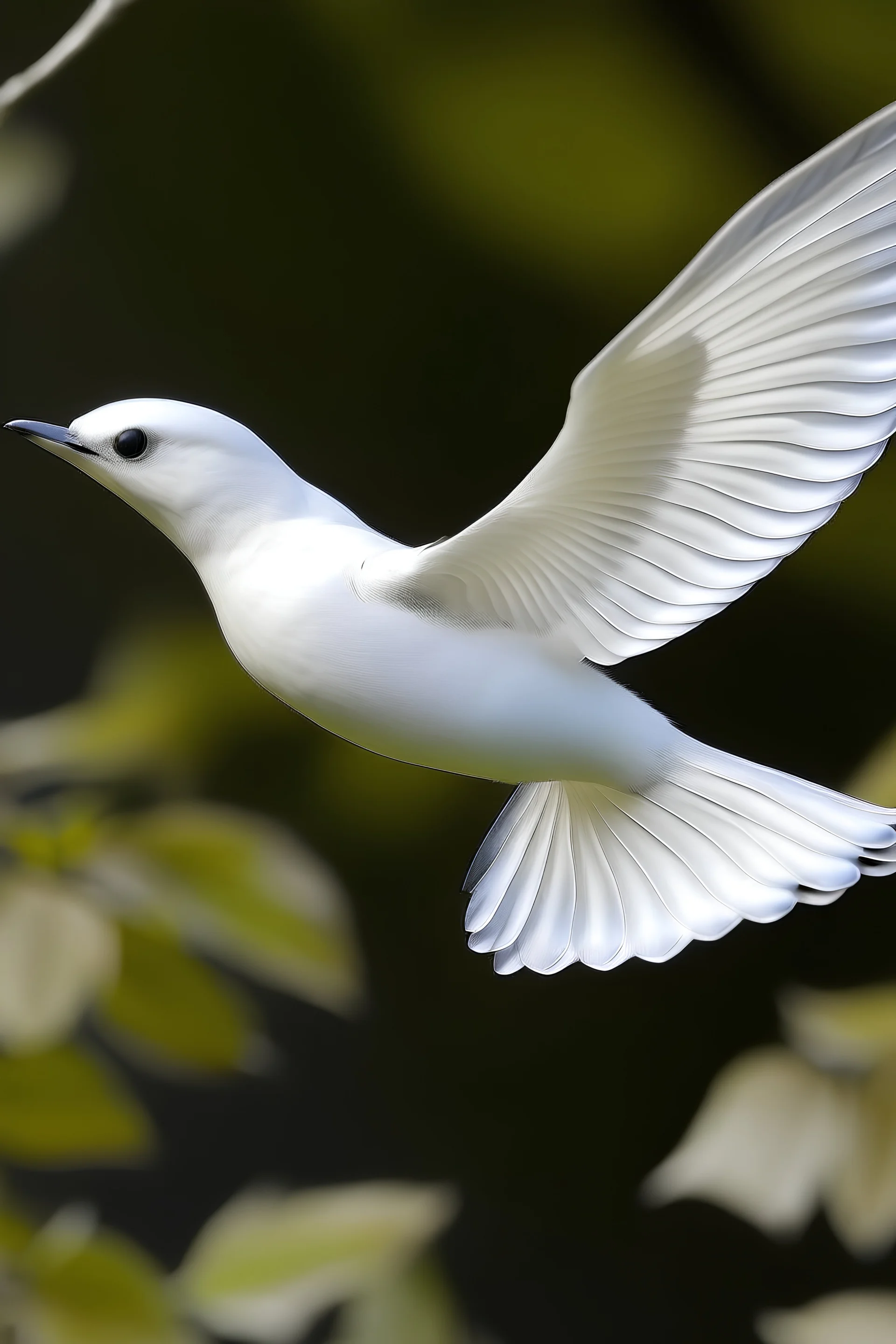 white challeger flying