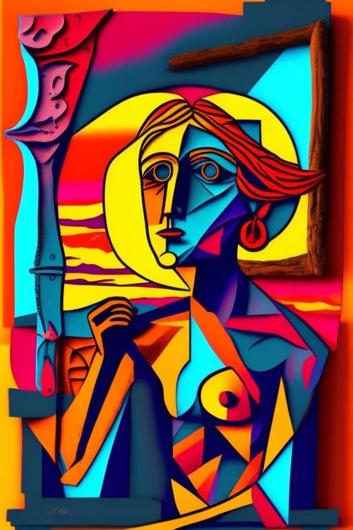 sunset picasso