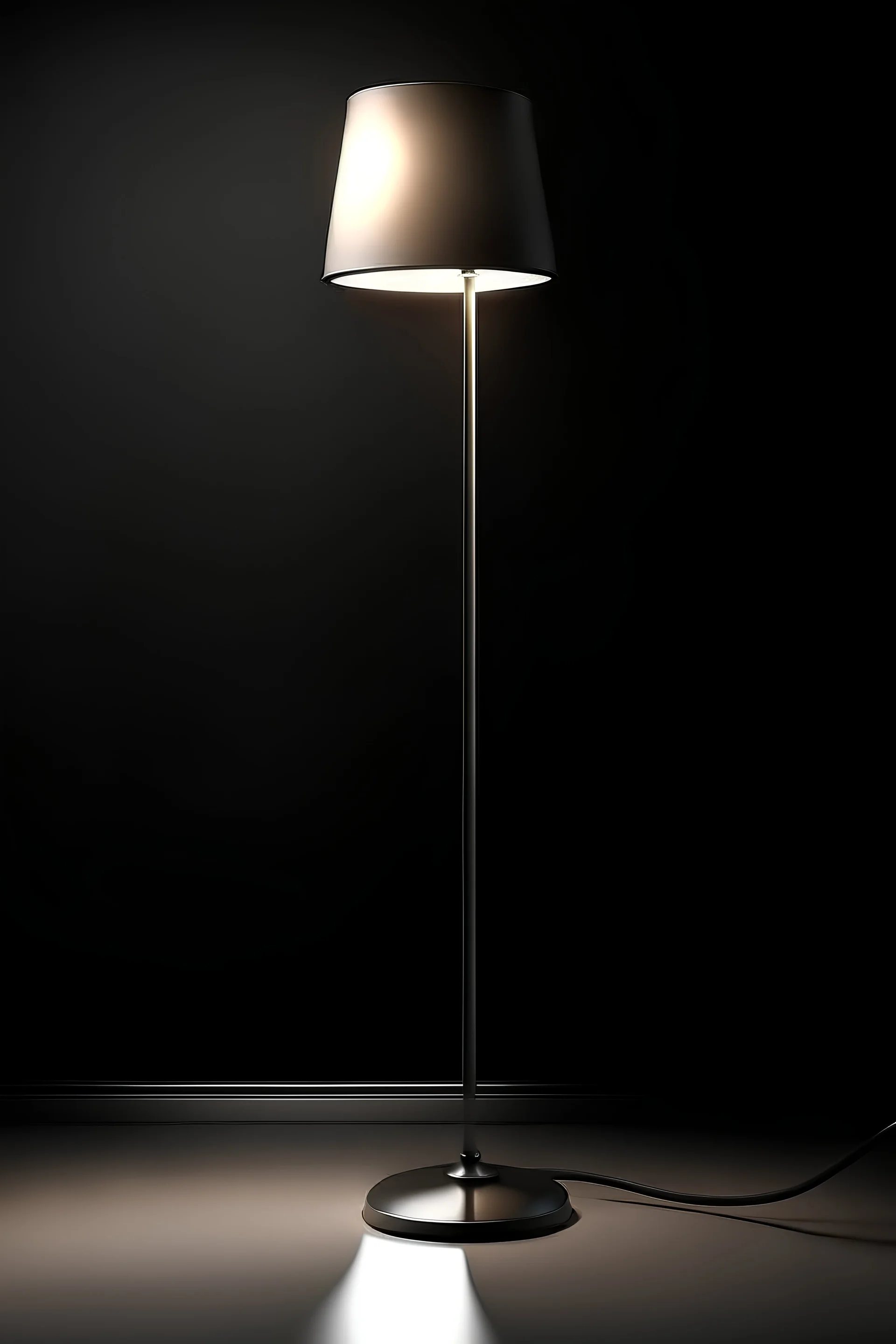 Realistic image of floor lamp