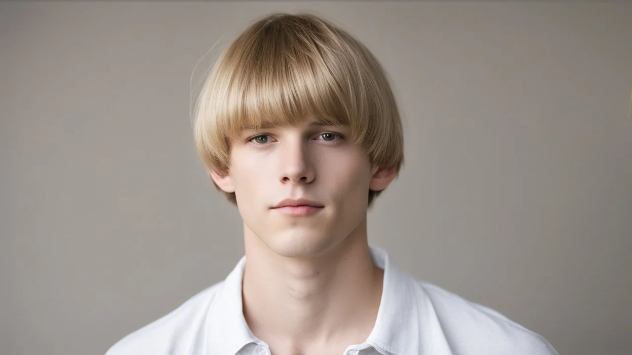 George is a rather attractive American (given the number of women who fall under his charm), very recognizable thanks to his bowl cut and his blond hair. We do not know his precise age but we can assume that he is between 20 and 25 years old, since he himself declares that he is a student. He usually wears jeans and a white shirt, and a greenjacket.