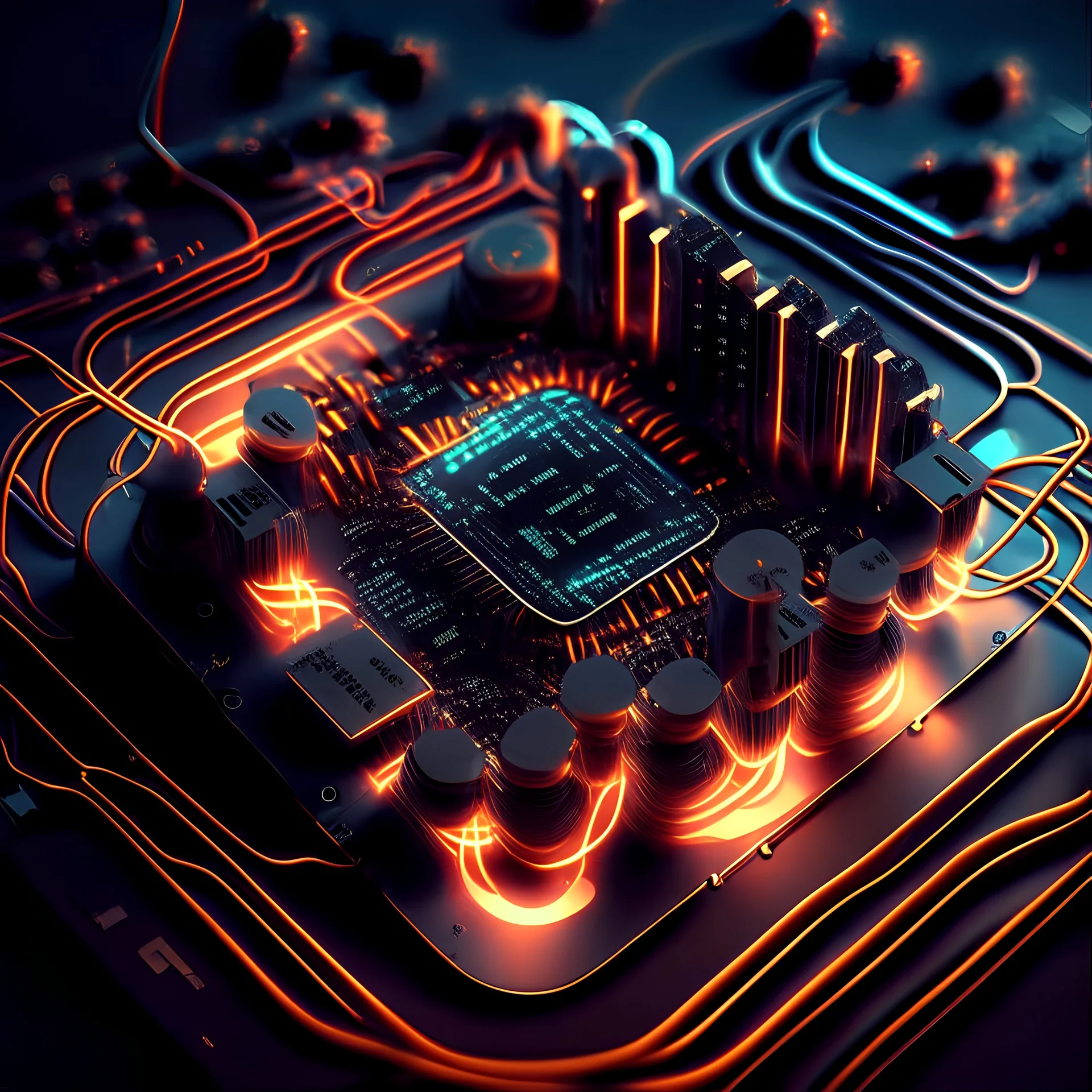 Electrical circuits Wide photography