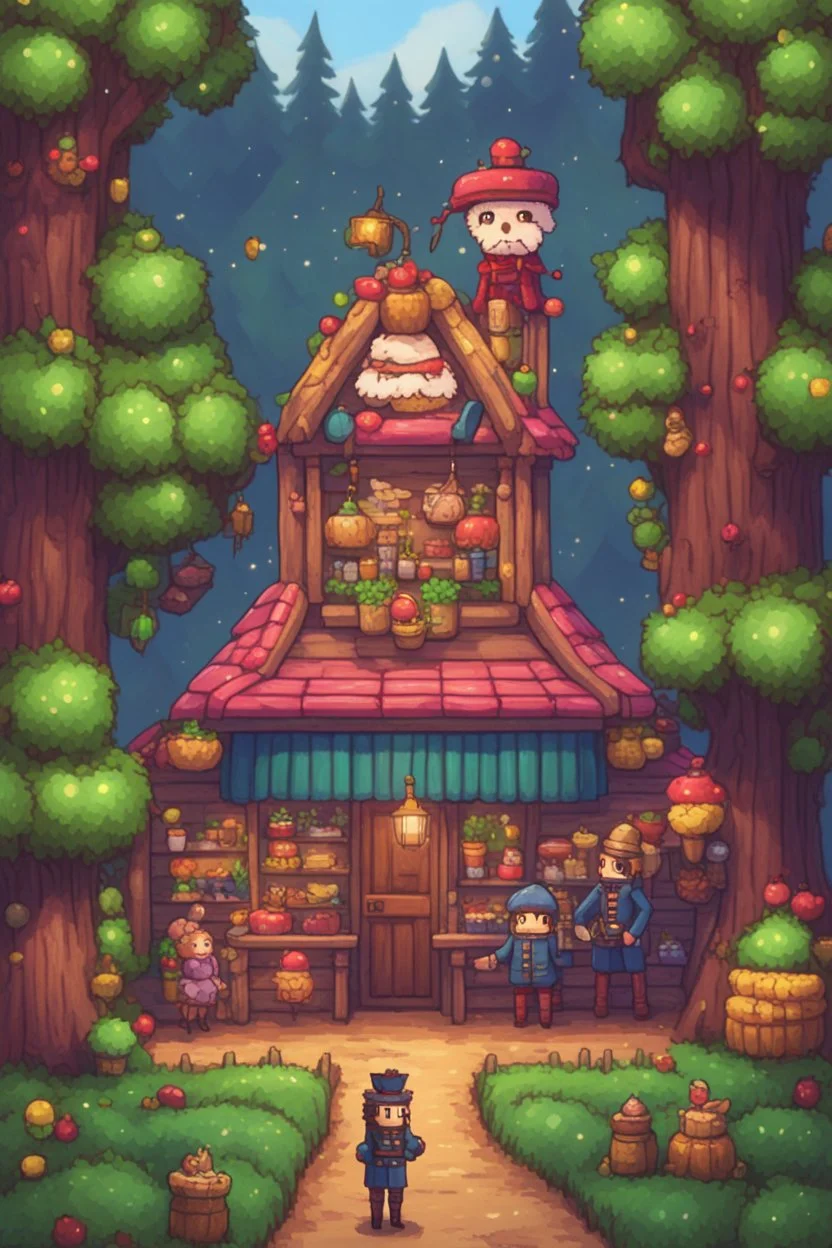 Nutcracker, stardew, valley style
