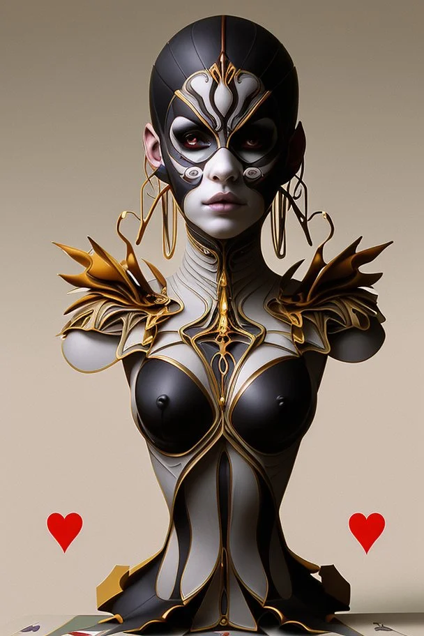 A harlequin character, playing cards with other people , sf, intricate artwork masterpiece, ominous, matte painting movie poster, golden ratio, trending on cgsociety, intricate, epic, trending on artstation, by artgerm, h. r. giger and beksinski, highly detailed, vibrant, production cinematic character render, ultra high quality model