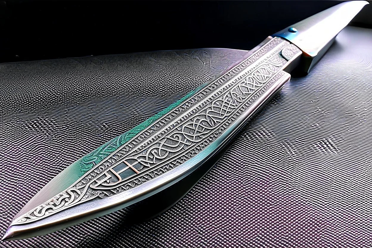 damask blade celtic knife