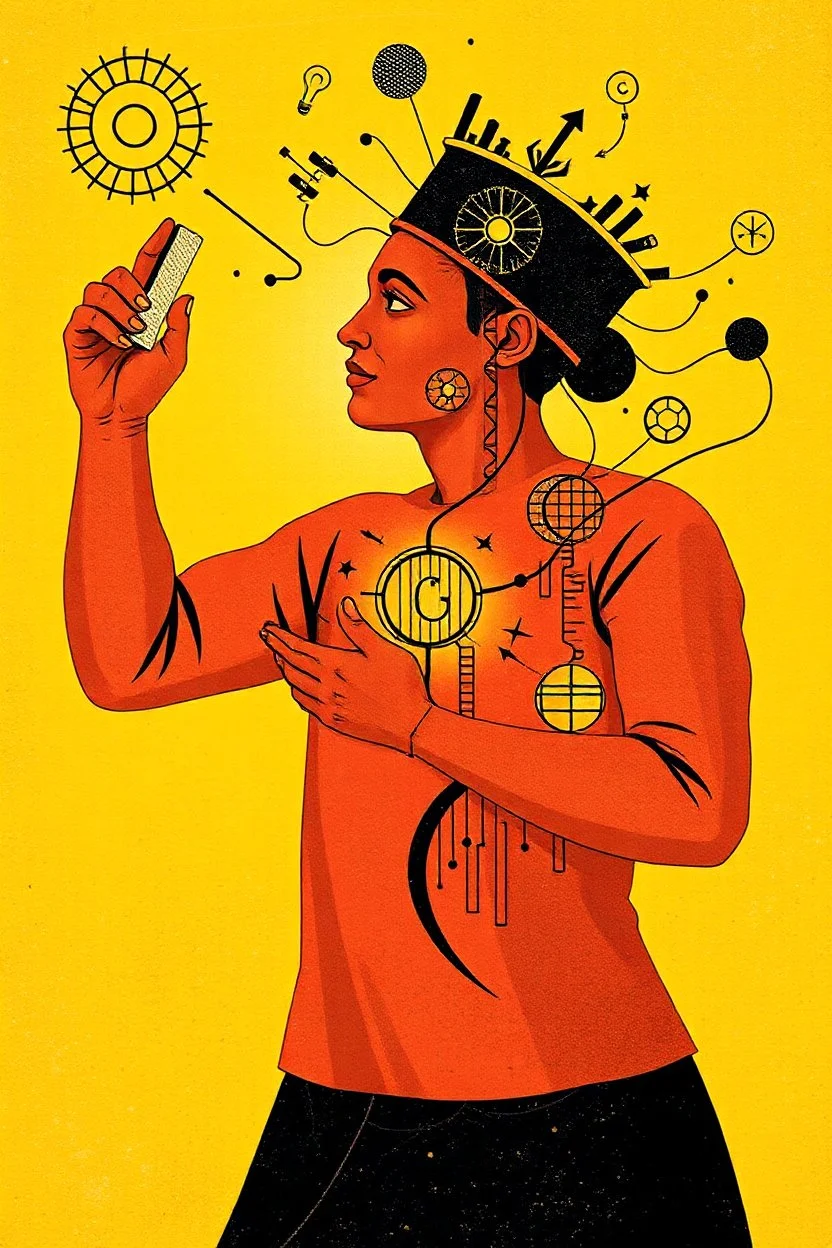 symbolizing knowledge and problem-solving abstract