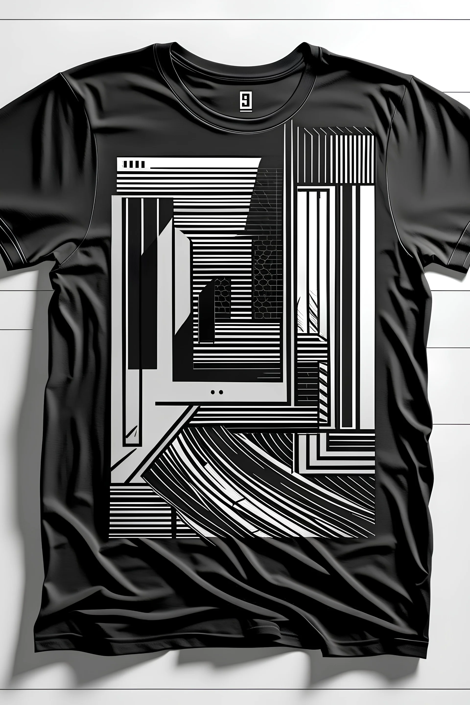 For a graphic design – themed t – shirt, you could create an AI art design featuring a typographic element, such as a sleek and modern sans – serif font. The design could be simple and minimalistic, with a color palette of black and white or a single accent color.