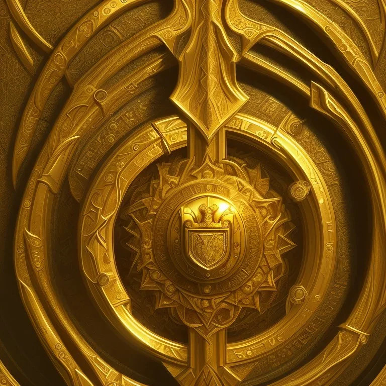 lord of the ring over gold door