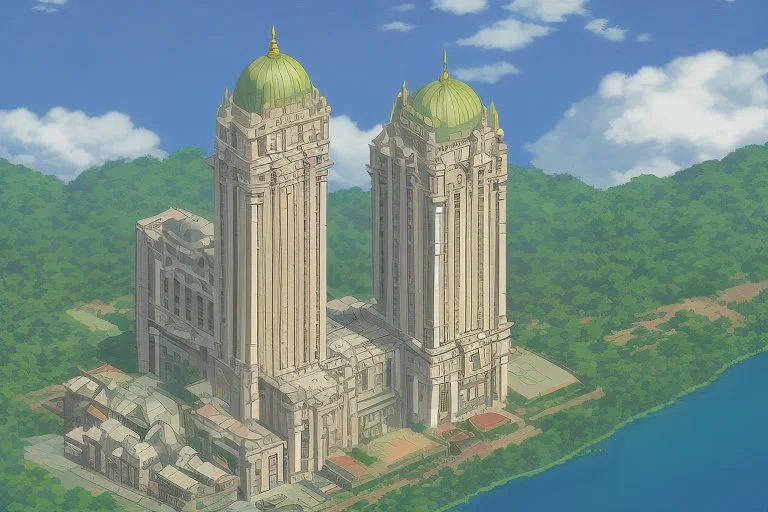 Unique building design for central bank of India. Make it world's tallest building
