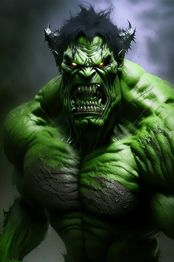 Demon hulk photo real