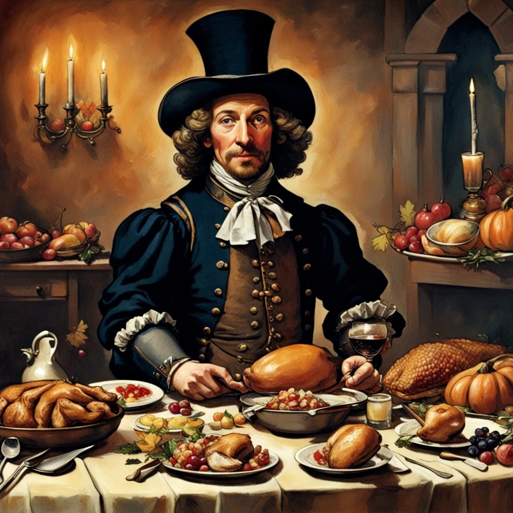 Thanksgiving dinner with Cyrano de Bergerac