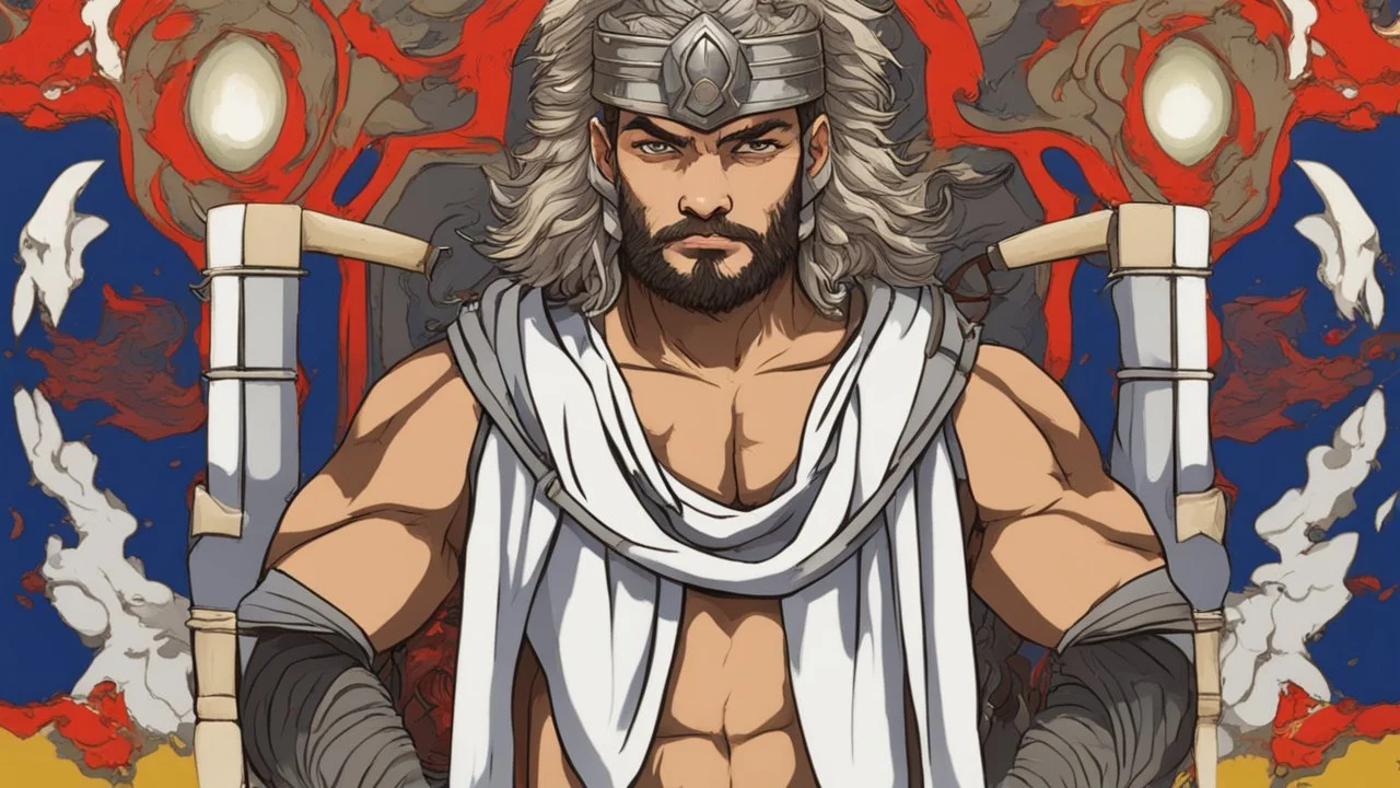 محارب لديه كاريزما وشكله مهيب