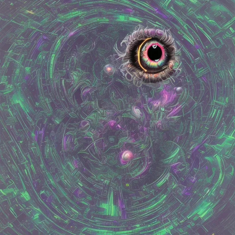 Cosmic in a eyeball