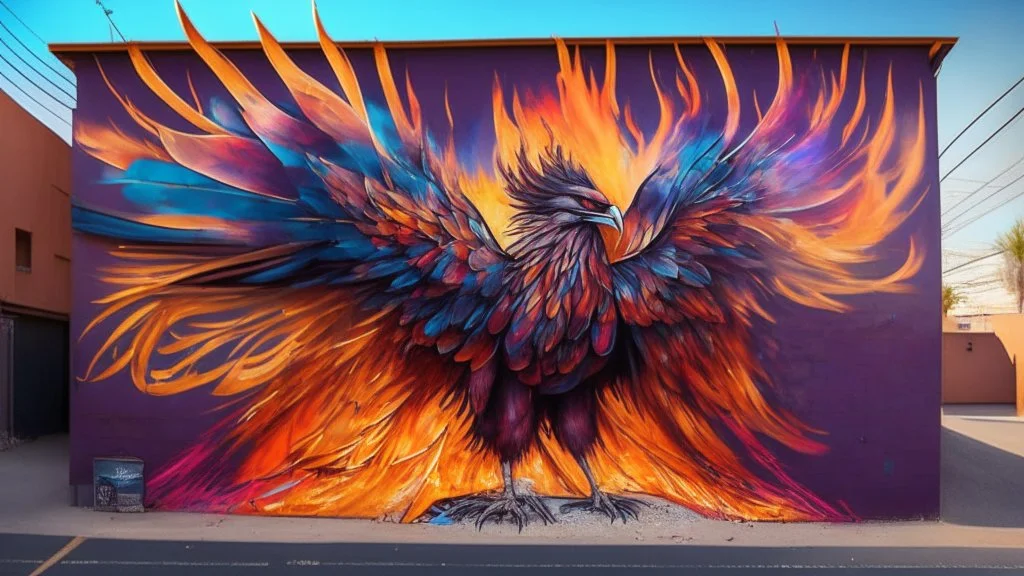 phoenix vitrail street art