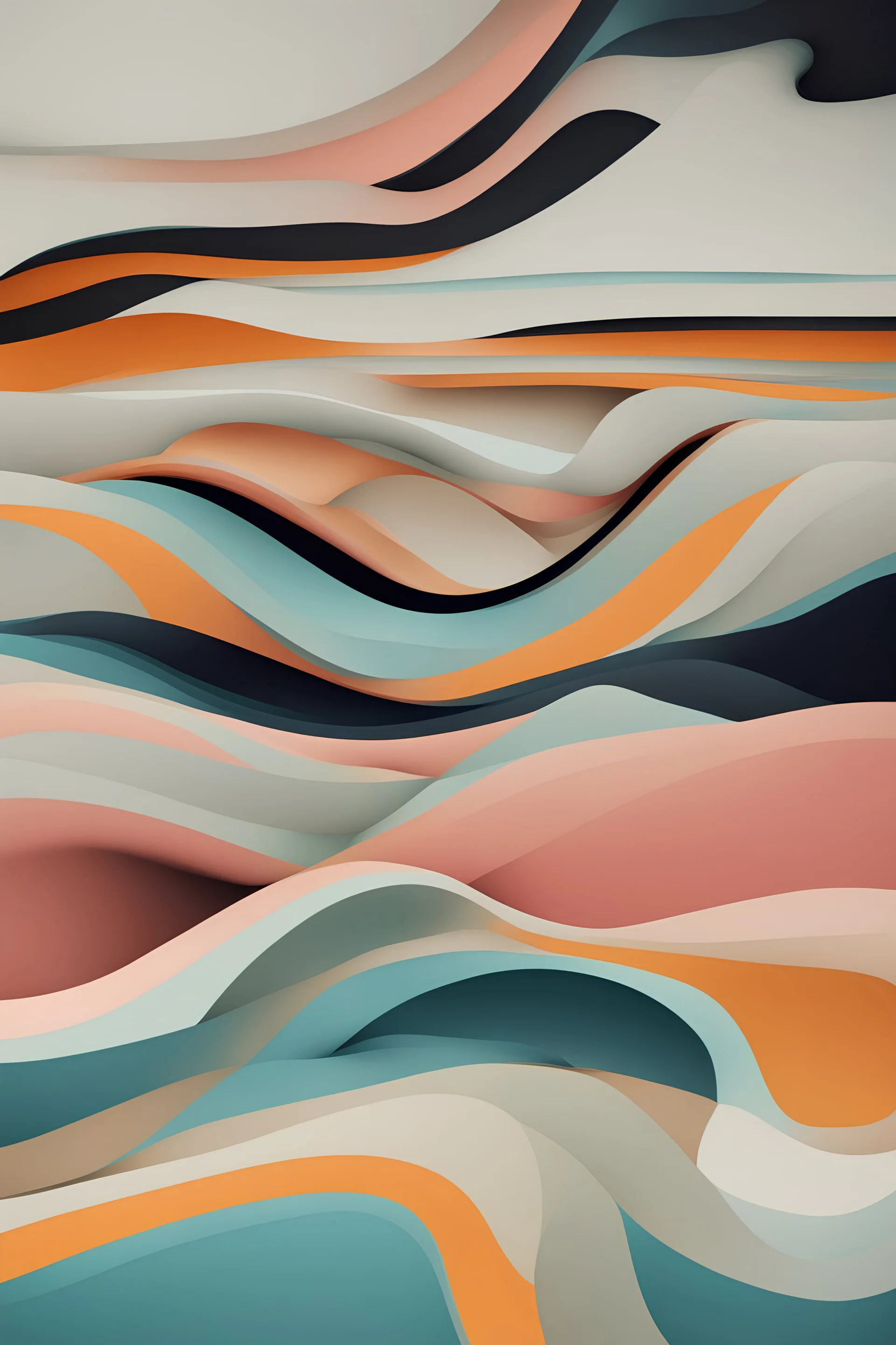 abstract layers surreal