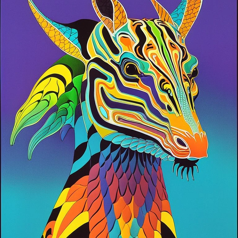 Colorful, Madagacar Festival animal by M. C. Escher art --ar 4:3 --s 530 --v 6.0 --style raw