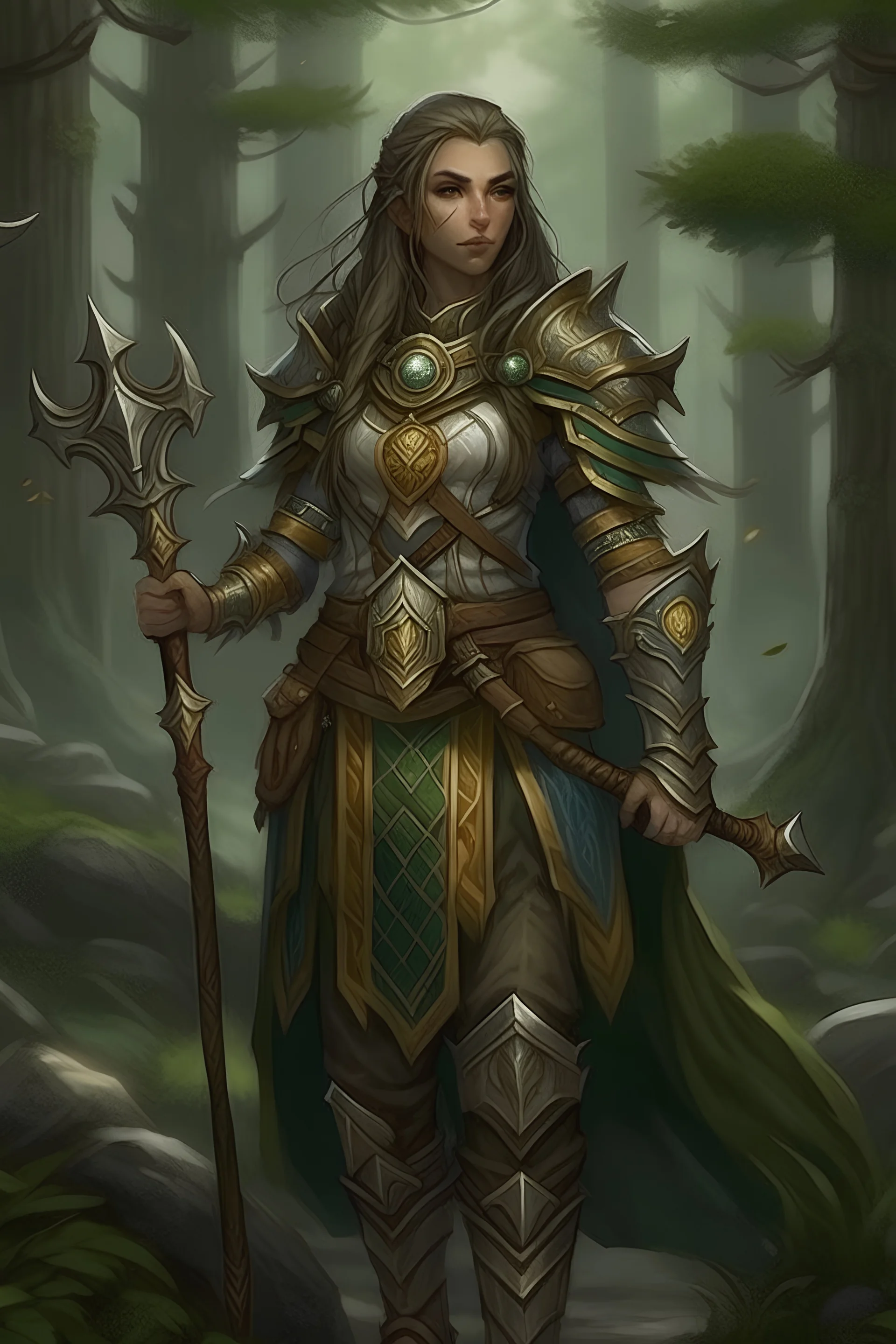 Female paladin Druid