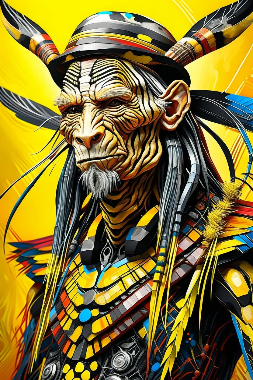 captivating conceptual painting of the iconic rock star, Willie Nelson, rendered in a vibrant and abstract art style. The background is a swirling, chaotic mix of artistic strokes that evoke a sense of rebellion and energy. The overall composition is a celebration of creativity, movement, and the essence of rock 'n' roll., vibrant, painting, conceptual art