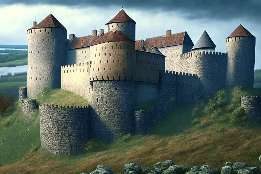 Germanic fortress from the 1400s