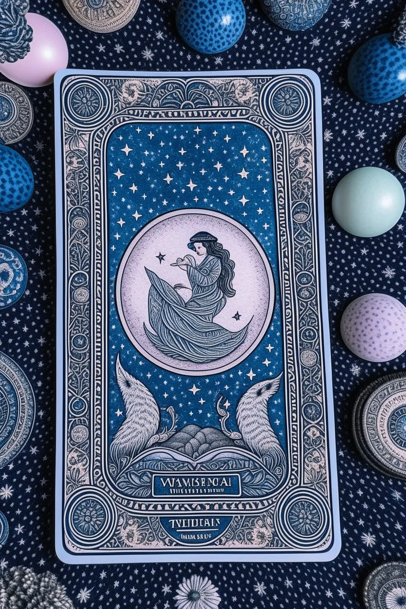 Celestial tarot moon