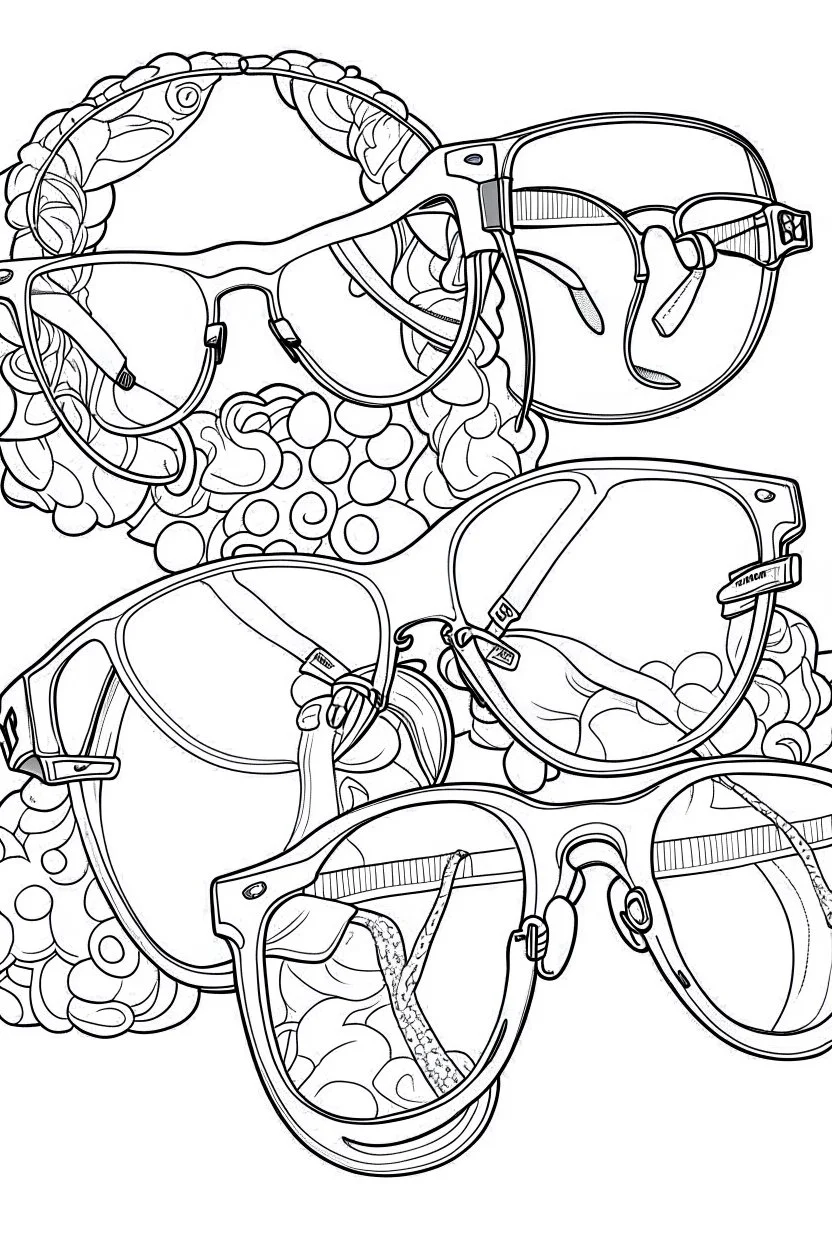 Glassescoloring page