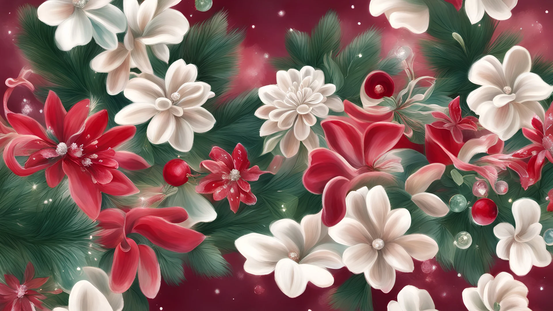 "Pretty Christmas Flowers"